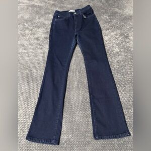 WeWoreWhat Navy Flare High Rise Jeans Size 29